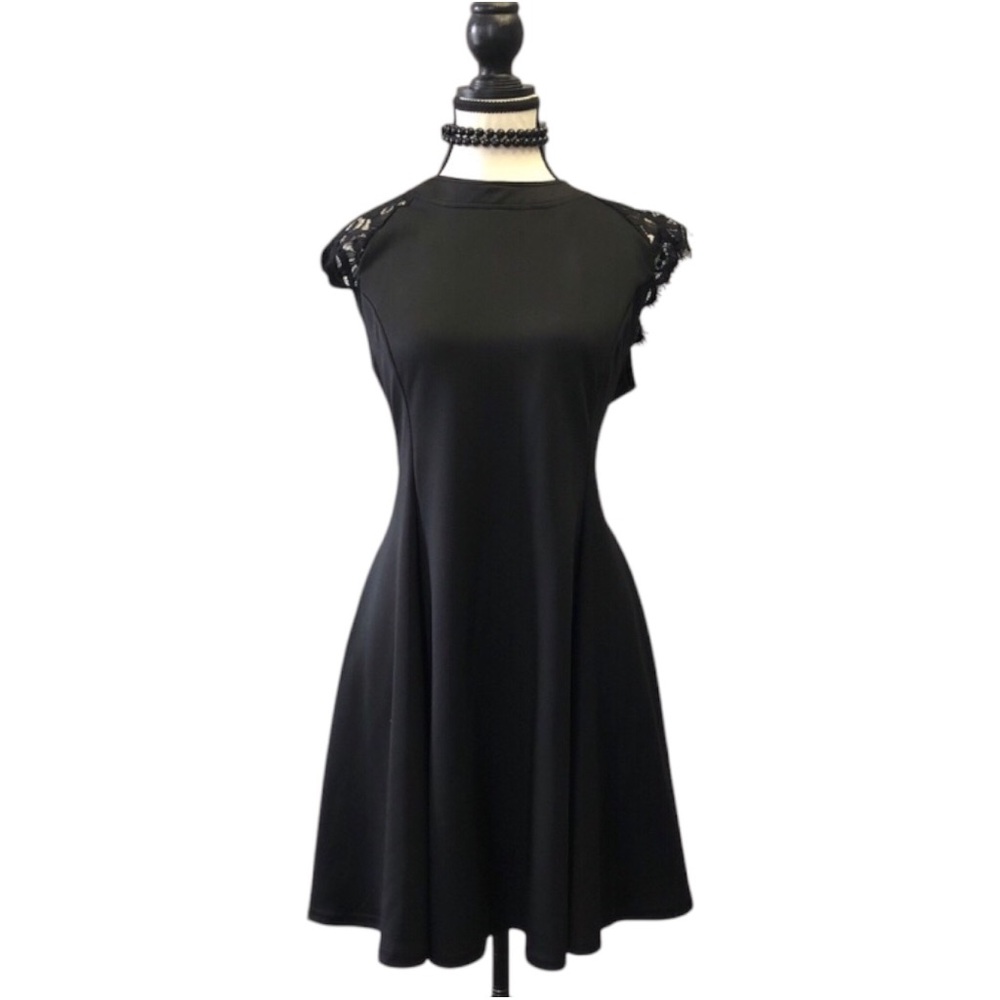 ▪️SUNNOW Women's Sleeveless Lace Patchwork A Line Short Mini Casual Dress▪️